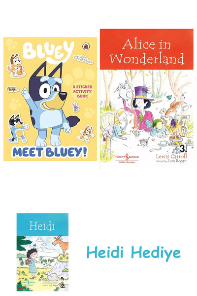 Bloomsbury Μπλεϊ: Γνωρίστε τον Μπλεϊ! Βιβλίο δραστηριοτήτων με αυτοκόλλητα + Η Αλίκη στη χώρα των θαυμάτων + Η Χίντι