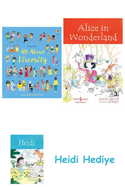Bloomsbury All about Diversity + Alice in Wonderland + Heidi