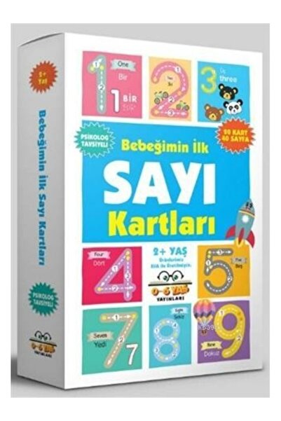 0-6 Yaş Yayınları Bebeğimin İlk Sayı Kartları (2+ Yaş) Kolektif