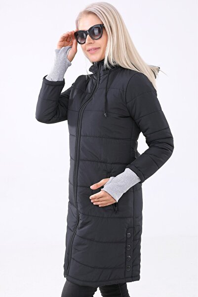 Toridas Winter Hooded Long Women's Puffer Jacket