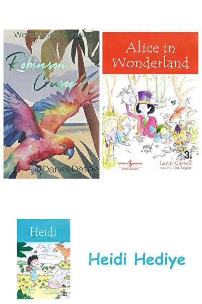 Bloomsbury РОБИНСОН КРУЗО + Алиса в страната на чудесата + Хайди