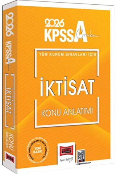 Yargı Yayınları 2026 KPSS A Grubu Tüm Kurum Sınavları İçin İktisat Konu Anlatımı