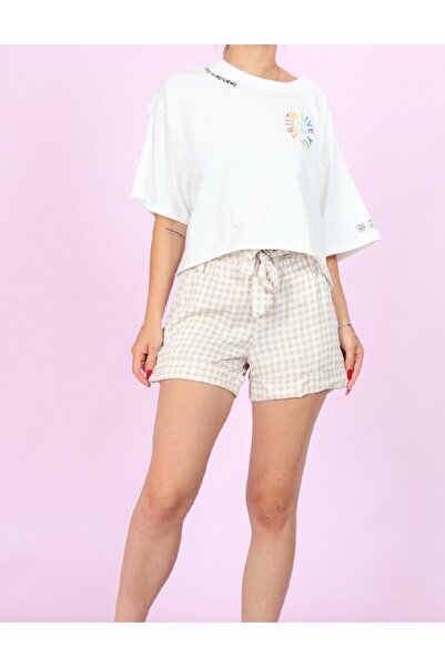 Hailys Shorts, White/Cream