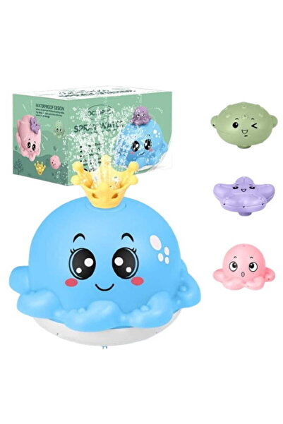 Doris Bath toy artesian fountain Octopus Blue