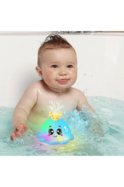 Doris Bath toy artesian fountain Octopus Blue