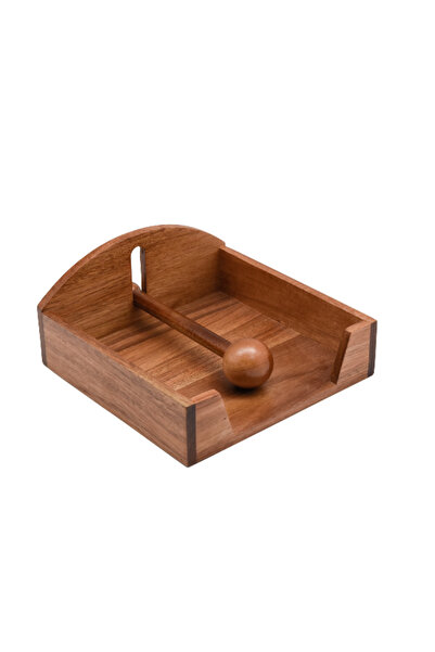 Bien Servi Elegant and Durable Acacia Wood Tissue Box
