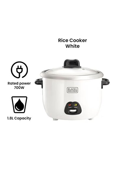 Black and Decker Black Decker Rice Cooker, 10-Cup, 588-700 W, Nonstick Bowl, ...