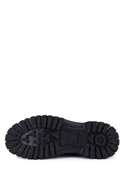 Tamer Tanca Erkek Hakiki Deri Siyah POSTAL Bot