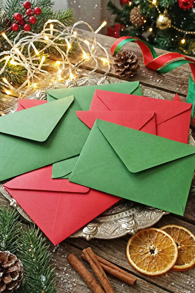 Dekorden New Year Themed 50-Piece Luxury Envelope Set (13X18 cm)