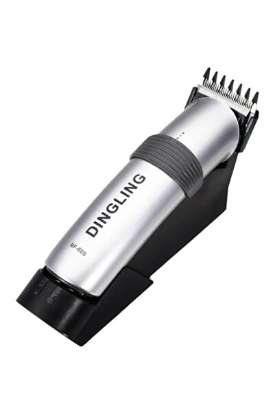 Generic Professional Electric Hair Clipper With Blades Silver/Black
