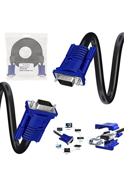 Poke كابل فيجا 3+6 15 دبوس مع فلتر E/E بطول 30 متر PK-6871