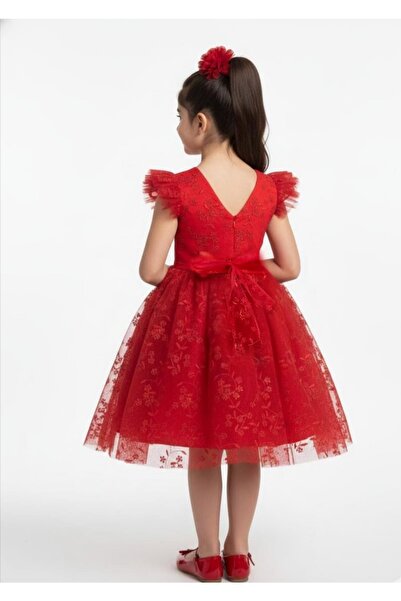 Mnk Baby&Kids Narince Girl's Evening Dress M00778 Red