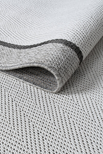 Meta Halı Mt Venüs Sisal Beyaz - Gri Modern Dokuma Kilim Hasır Halı