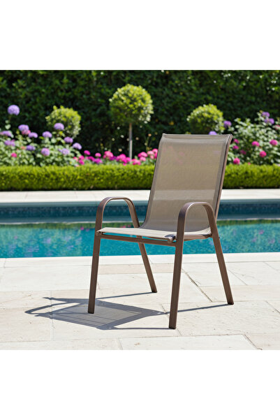 M D M W N كرسي خارجي بارجل حديد وجلسه شبك