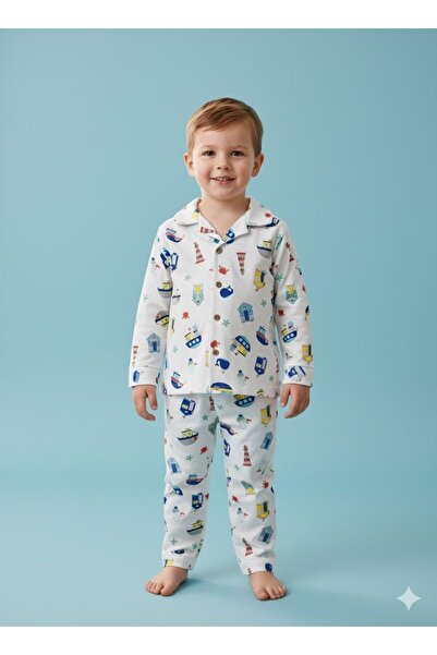 Bip Baby Printed Pajama Sets 2-3-4-5 Years Old 100% Cotton