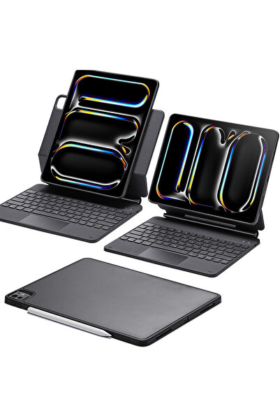 ESR iPad Pro 13 (2024, M4) Rebound Magnetic 360 Case with Keyboard