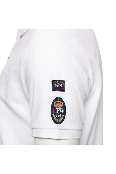 PAUL&SHARK MEN'S KNITTED POLOSHIRT C.WCOTTON