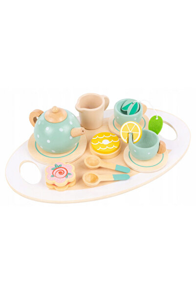 Doris Wooden Tea Set for Children with 15 Pieces Cup Tea