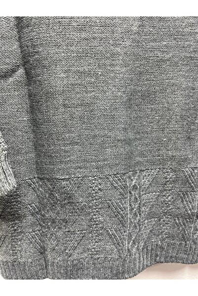 Rüya Hattuş Self-Patterned Mother's Jacket with Pockets