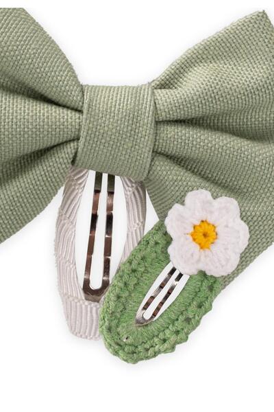 Cigit Ribbon and Braided Buckle Mint Green