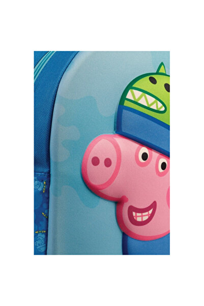 Fabrizio Children's backpack F20682, Peppa Pig 3D, 29x23x10 cm, polyester, light blue