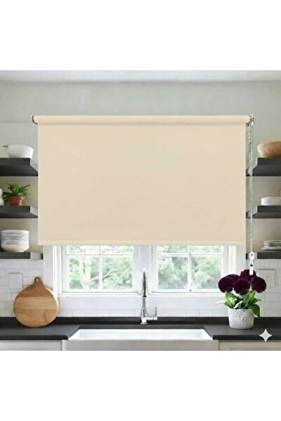 ARTELLA HOMETEX Düz Krem Stor Perde – İthal Mat – Özel Ölçü– Ücretsiz Montaj ...