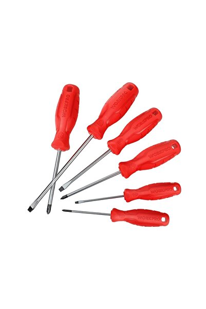 Workpro WP200501 6 Parça CR-V Manyetik Profesyonel Tornavida Seti