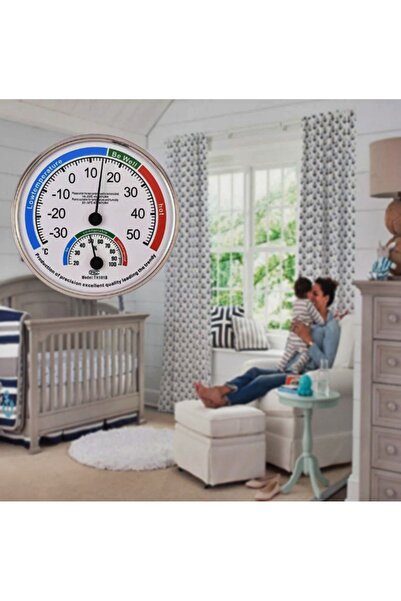 Arzu Güzel Cosmetics Yüksek Hassasiyetli İç Mekan Analog Bebek Odası Termomet...