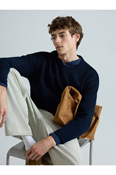 LC Waikiki طاقم الرقبة سترة تريكو للرجال