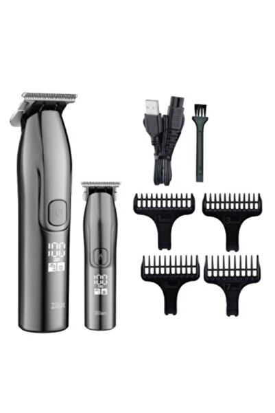 Zilan 5-in-1 Hair Clipper ZLN 8641, IPX7, LED, 180 min battery life, gray
