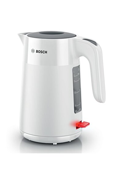 Bosch TWK2M161 Electric Kettle, 1.7 L, Limescale Filter, Auto Shut-off, White