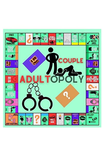 OEM Adult board game, EVNC, Adultopoly, suitable for couples