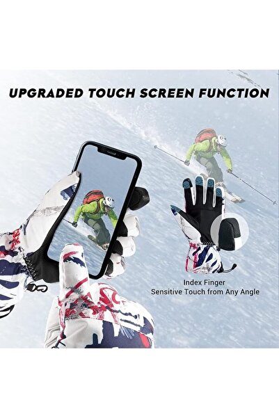 OEM Umifica unisex ski gloves, waterproof and windproof, with touch screen, size S,