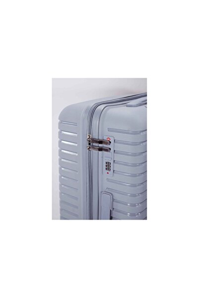 Benzi Troler mare, BZ 5820, 76x48x29, bagaj de cală, polipropilenă, încuietoare, 4 roți, albastru deschis