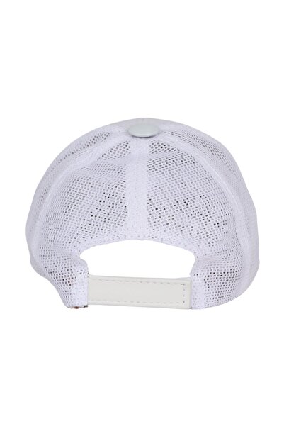 Bueno Shoes White Leather-Fabric-Scorpion Men's Hat 01Mspk1004