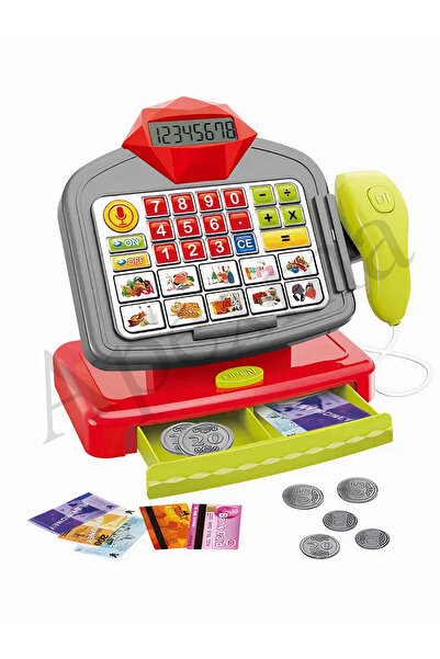 Apexma Sesli Ve Işıklı Dokunmatik Barkod Okuyuculu Hesap Makineli Meyveli Yaz...