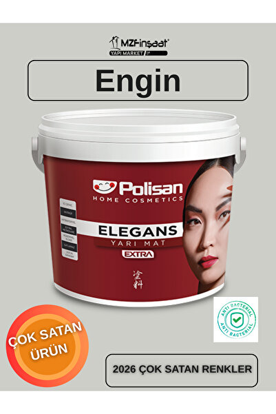 Polisan Elegans Extra Yarı Mat Küf Önleyici İç Cephe Boyası Engin