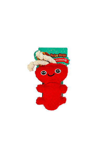 PetzzDogs لعبة مضغ للكلاب من أكسيلوت، مصنوعة من القطيفة المتينة، مقاس 15×9 سم