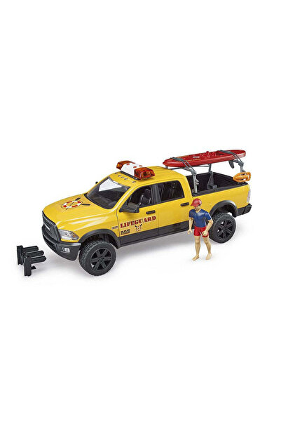 Bruder Lifeguard Ram 2500 with Figure and Kayak