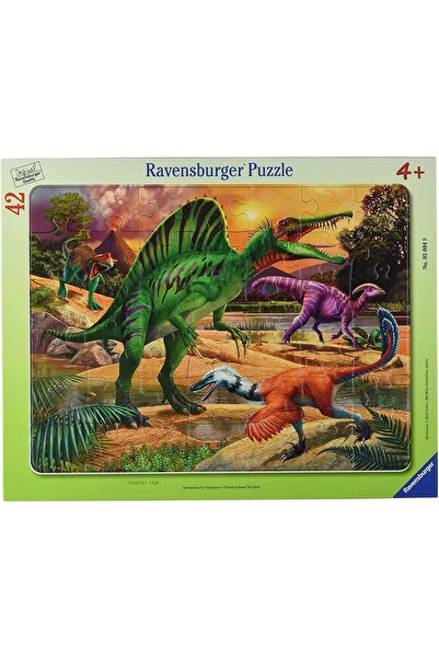 RAVENSBURGER Dinosaur Frame Puzzle, 42 Pieces