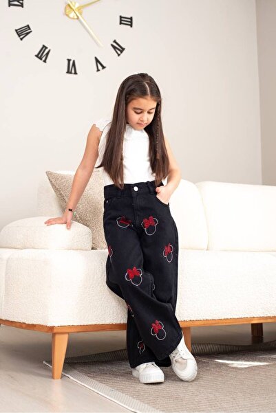ÇOCUK GİYİM MERKEZİ KIZ ÇOCUK TAŞLI JEANS