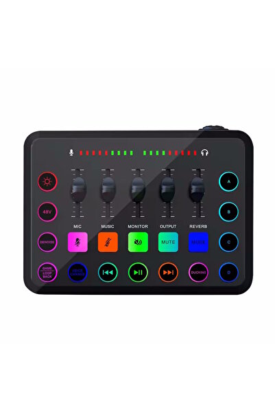 WOTOBE F11 RGB Çok Fonksiyonlu Ses Mikseri