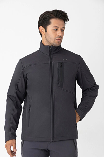 Crozwise Men's Softshell Coat Anthracite 5039-06