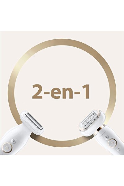 Braun Silk-épil 9 Flex Women's Epilator, 5 Attachments, White/Gold (Model 9-006)