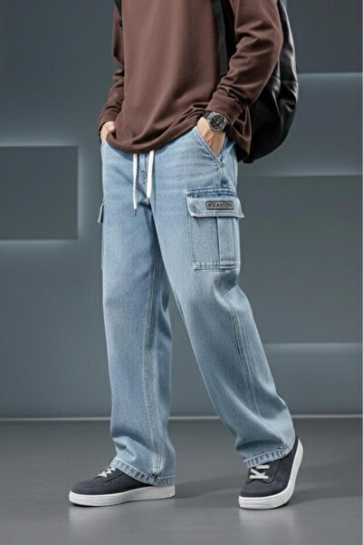 Oksit Reax Luiz Еластични и с шнур Command Baggy Fit Дънки с кармани