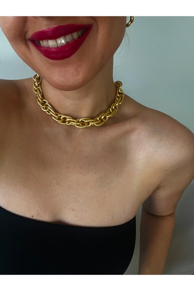 Hoop jewelery قلادة شوكر بتصميم مميز