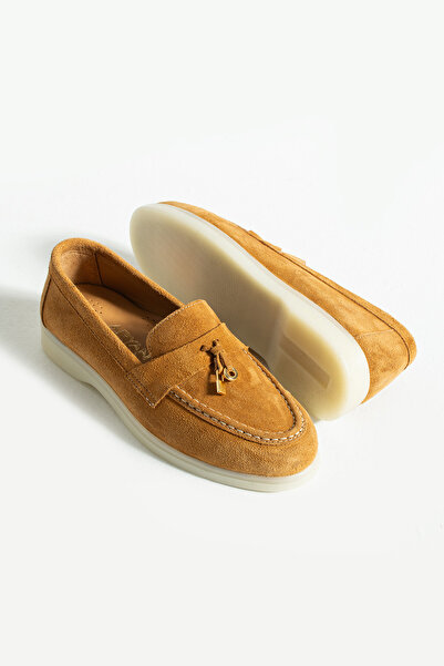 Polomia Comfort Women's Genuine Leather Suede Classic Non-Slip Sole Detail Go...