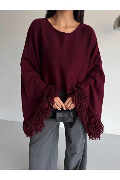 Lamierra Tassel Sleeve Crop Women's Knitwear