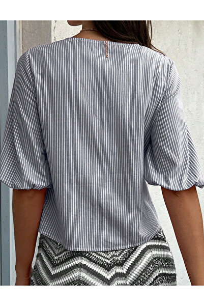 Sheya Shein short sleeve shirt, gray