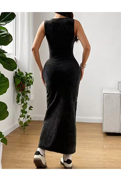 Sheya Shein midi dress, gray